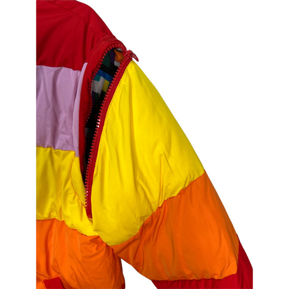 Lego X Target Women’s Puffer Jacket Vest Striped NWT Multicolor Size XXS - Picture 4 of 8